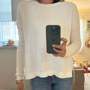 French connection white knit sweater.
